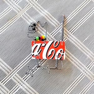 South African Tin Art Dog Brooch